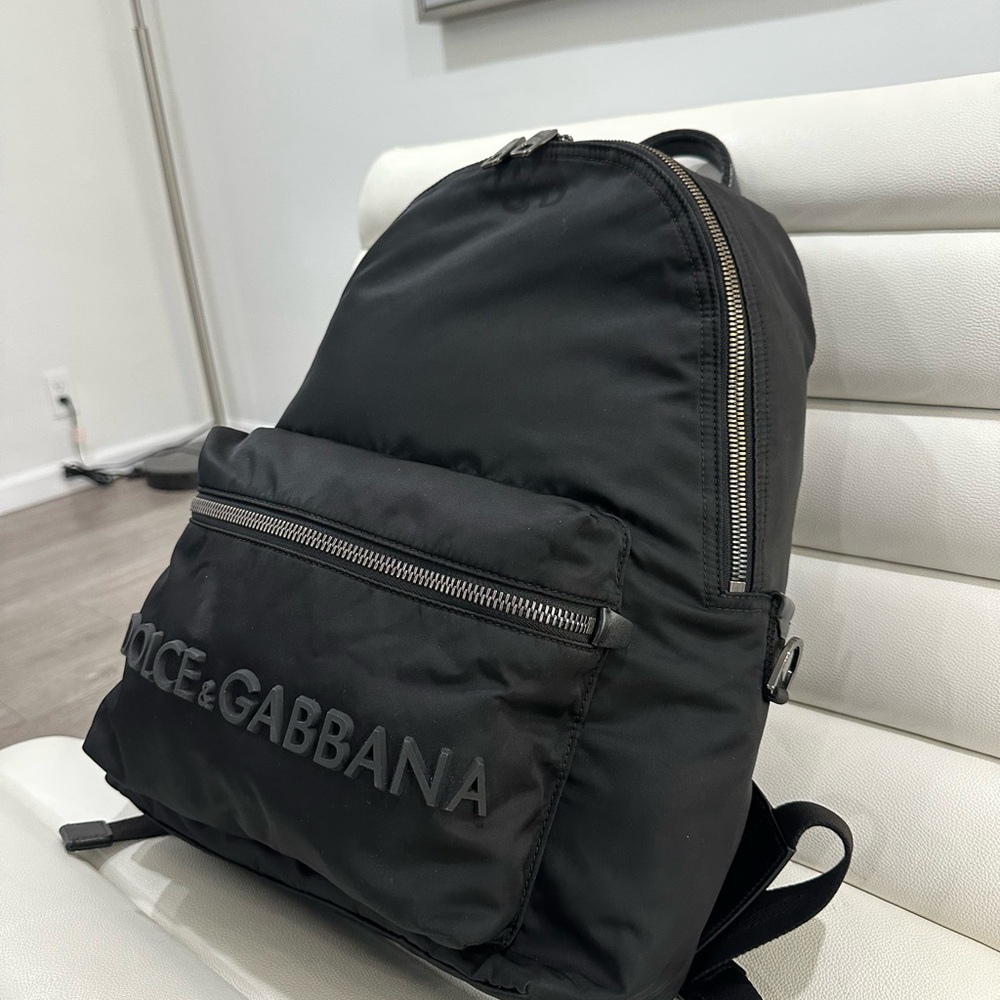 Dolce & Gabbana Sleek Black Backpack